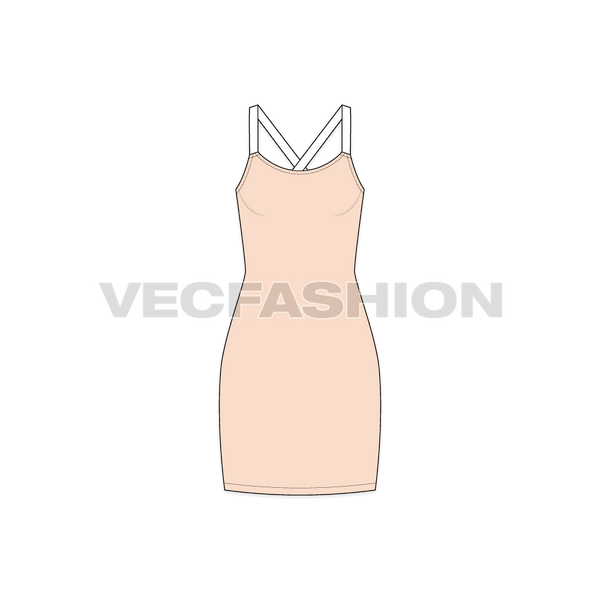 Short Summer Mini Dress In 90th Years Stock Clipart | Royalty-Free |  FreeImages