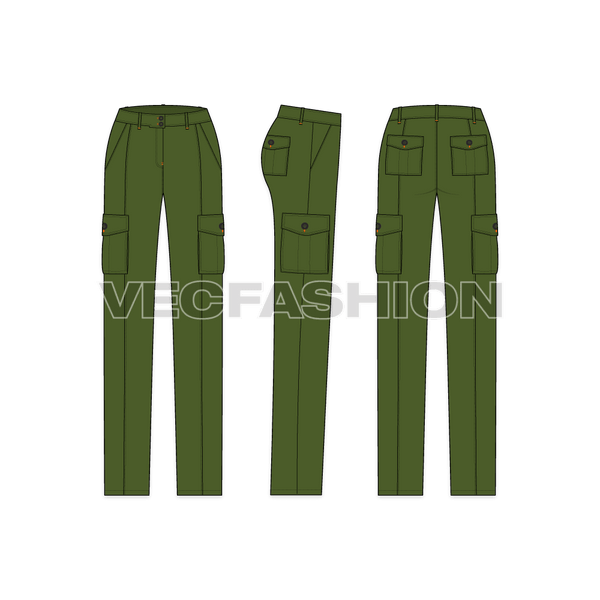 Women's Cargo Pants - VecFashion