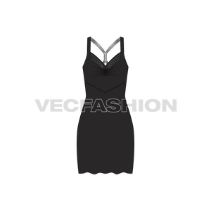 Women's Classic Black Cocktail Dress Women's Classic Black Cocktail Dress