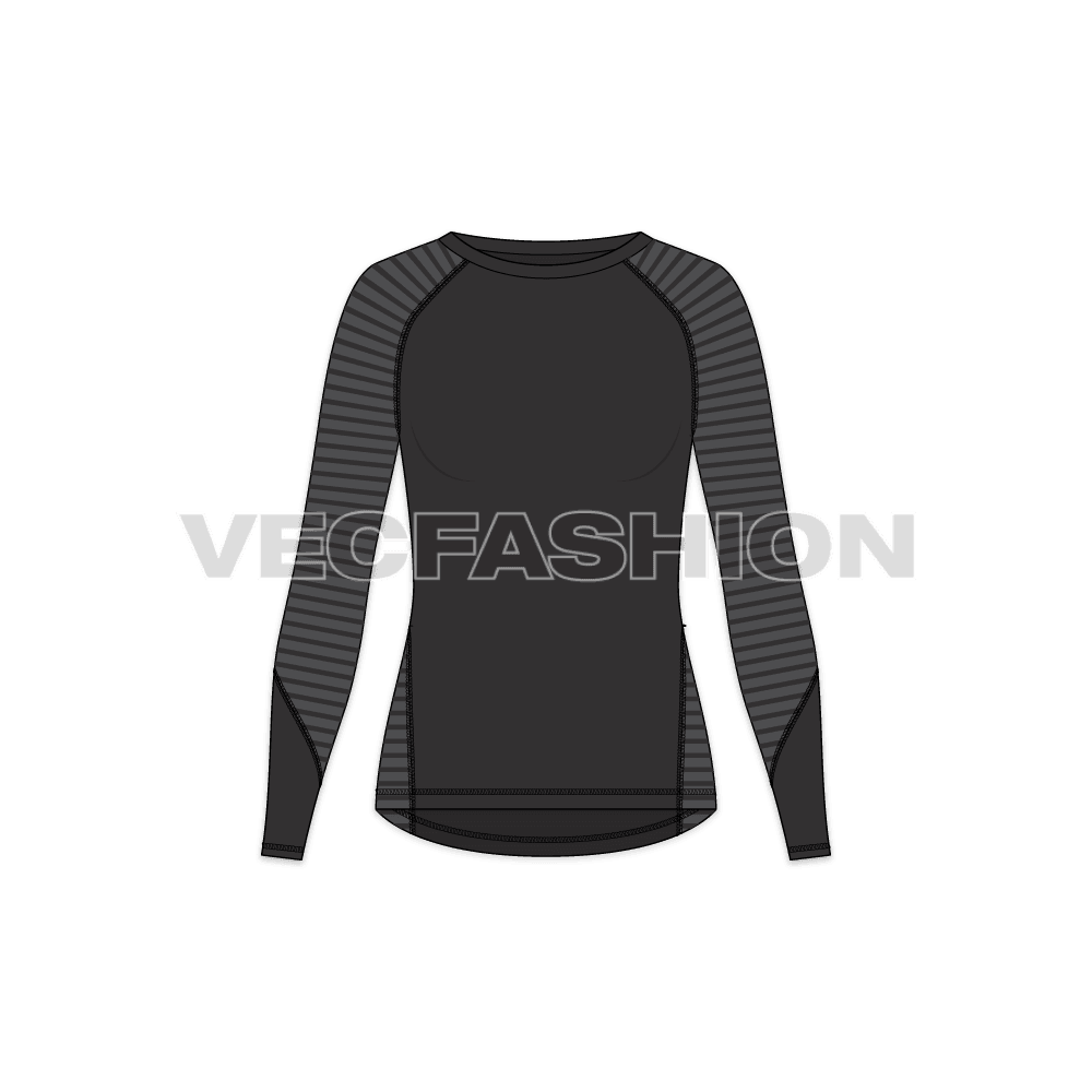 Stylish And Designer women compression shirts –