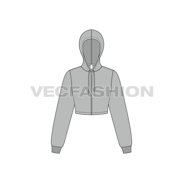 Transparent hoodie online template