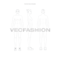 Womens Croqui Body Template