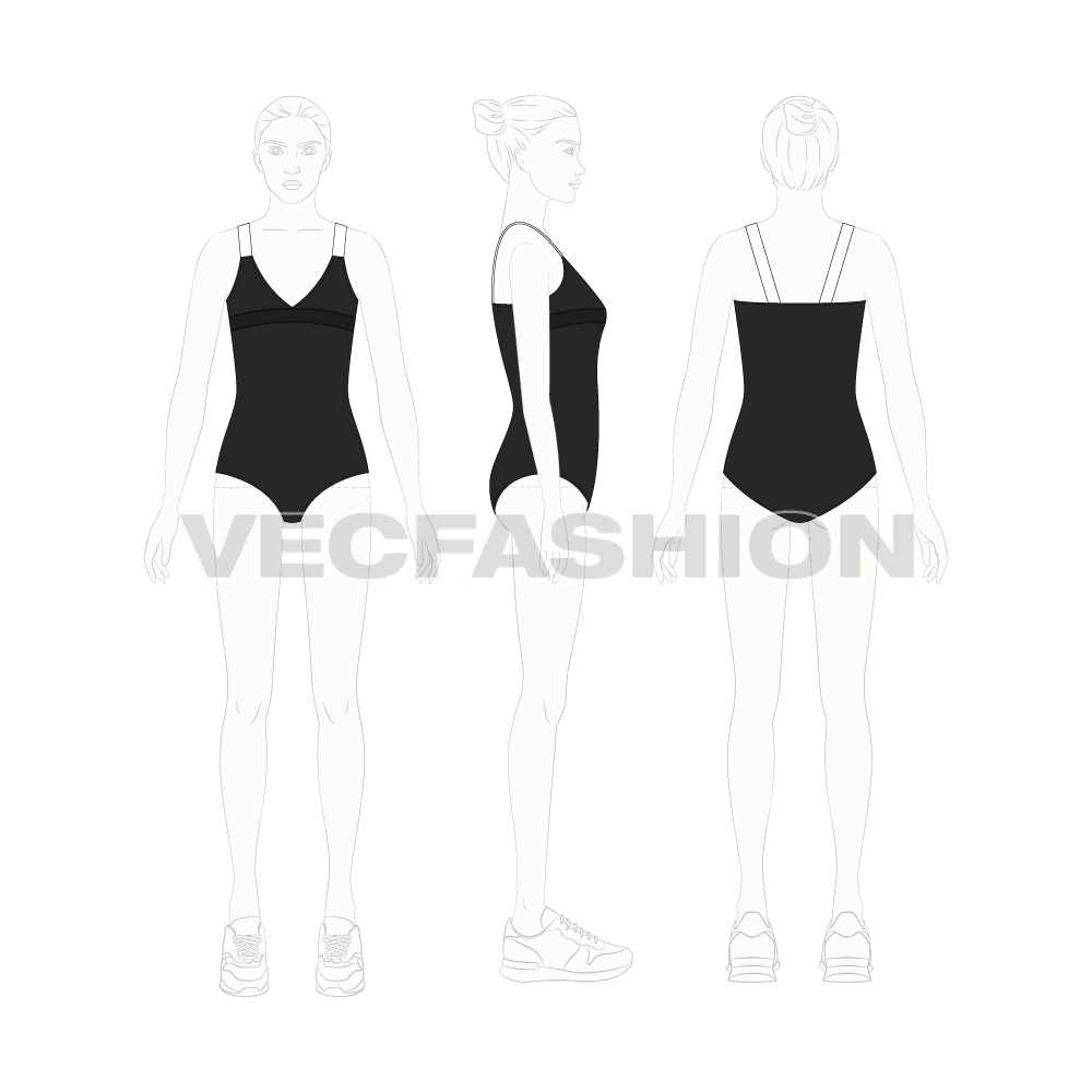 Womens Fitness Bodysuit