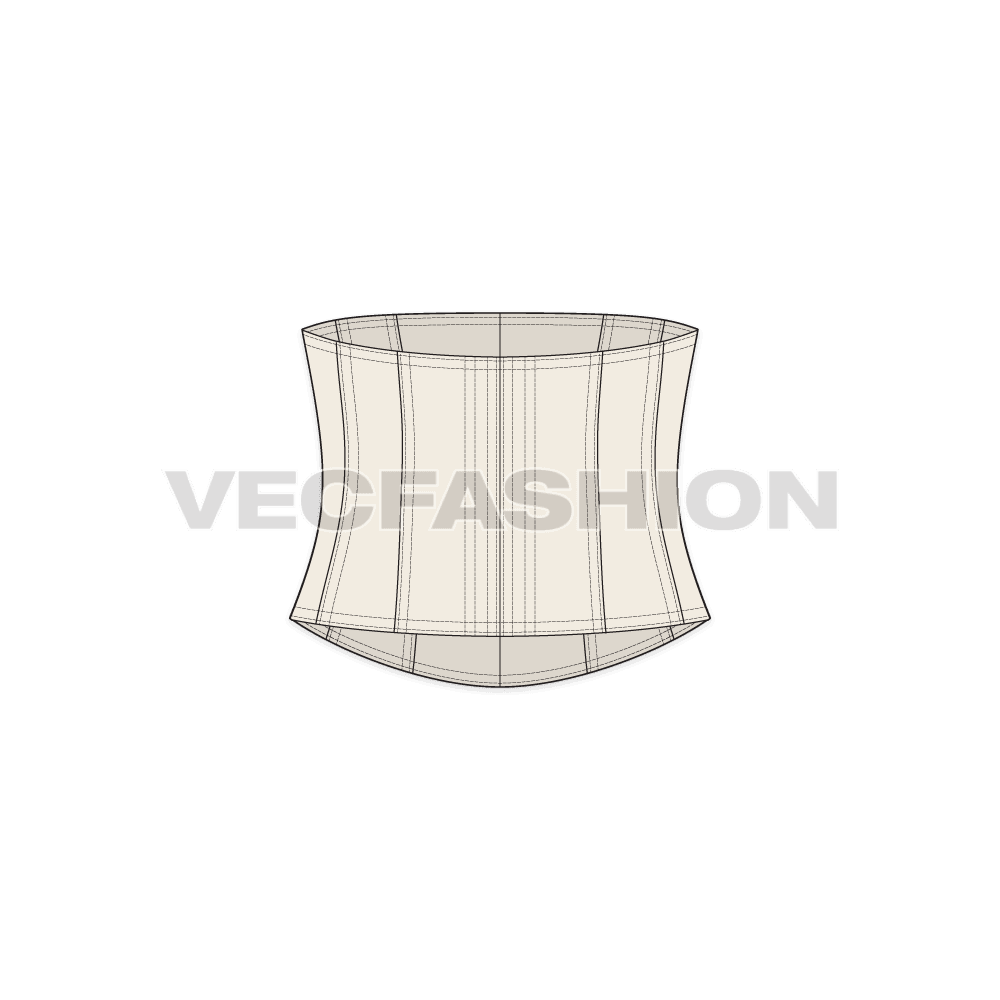 Transparent Corset and Underbust Corset Sewing Pattern Bundle