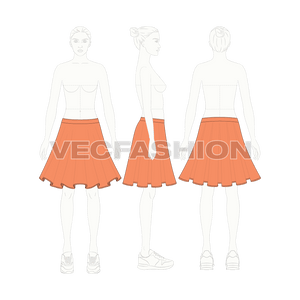 Womens Full Circle Skirts