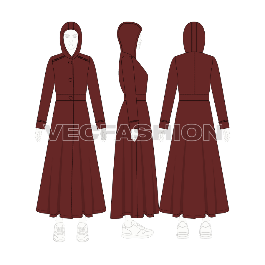 Women's Long Coat VecFashion