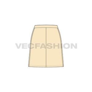 A set of two vector skirt templates, it has Women's Mini and Micro Mini Skirts in natural colors. Add your styling to give it a design.