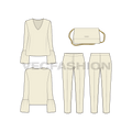 A latest Fashion Set of Women Trending Office Wear, it has items that are inspired by the most trending products of current time. It is a very simple but very easy to edit templates.