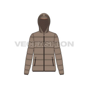 Women's Outdoor Puffer Jacket - VecFashion