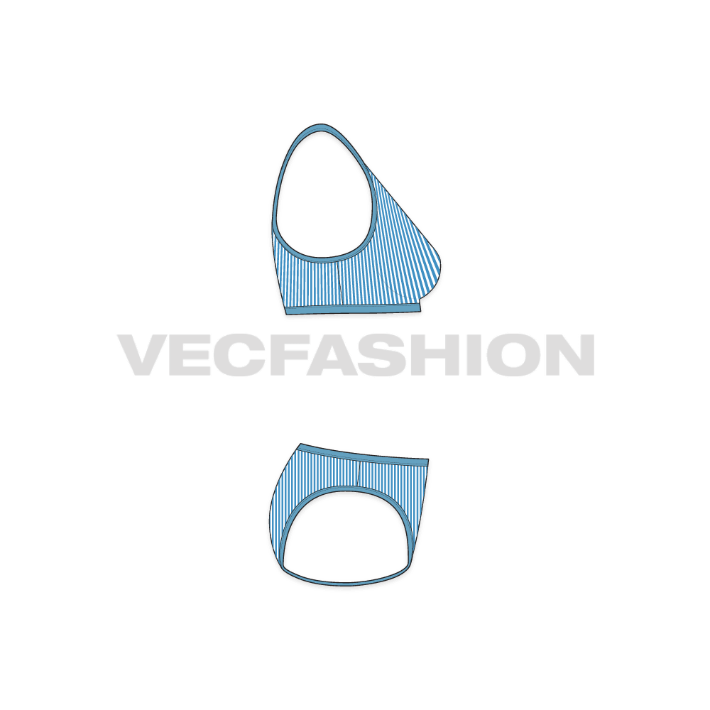 Women's Athletic Underwear Set - VecFashion