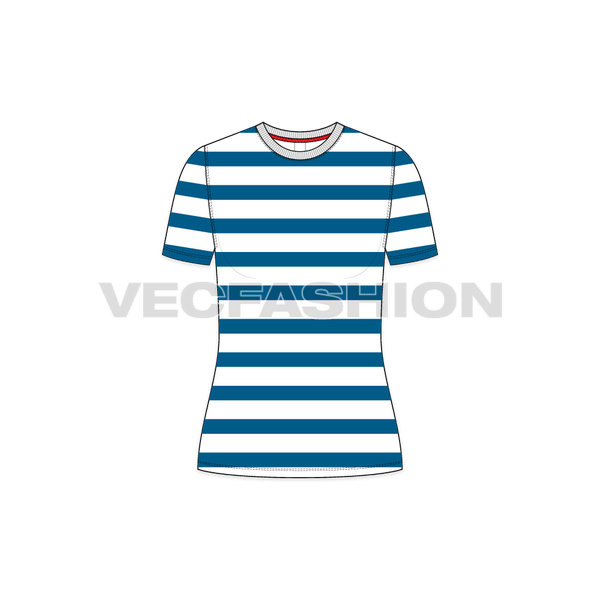 Striped t shirt sales clipart