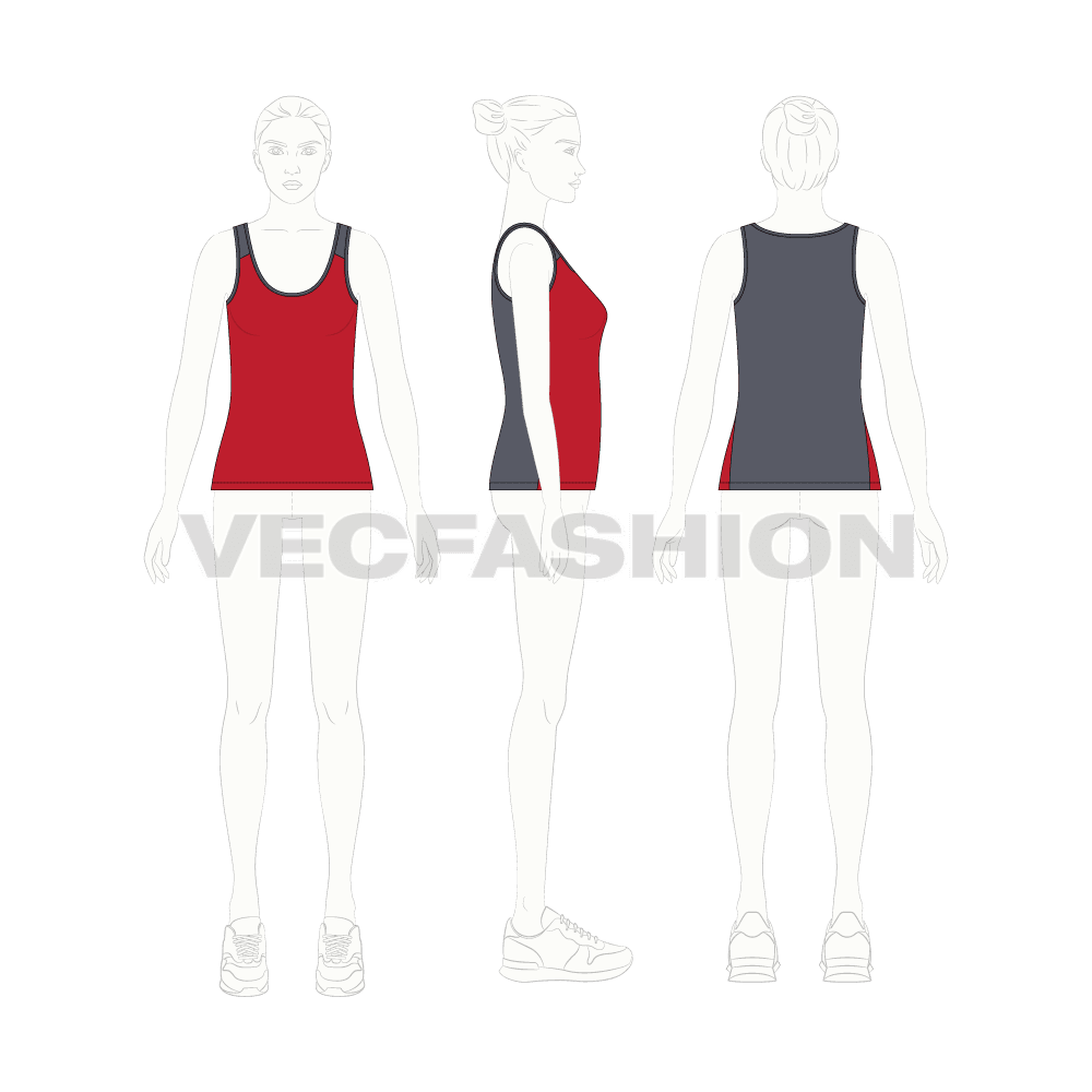Womens Training Compression Vest