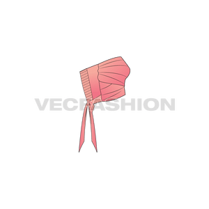 A vector template for Women's Wrap Crop Top with Bow Details. It is rendered in a shaded fabric, dyed with gradient effect.